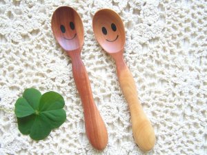 画像2: 【期間限定セール中】 ニコニコ&ウインク　キッズスプーン (2)