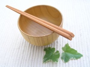 画像1: WOOD’N　サオの五角箸　【S】 (1)