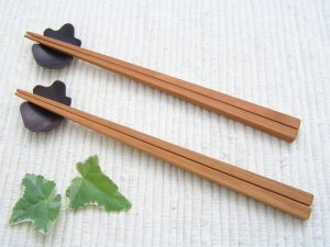 画像1: WOOD’N　サオの四角箸　【M】 (1)
