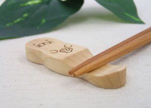 画像2: ラッコの箸置き・Hメープル (2)