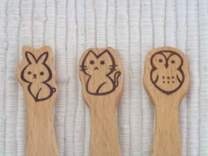 画像3: 和柄アニマル プチスプーン ビーチ (3)