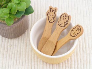 画像2: 和柄アニマル プチスプーン ビーチ (2)