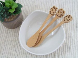 画像2: 和柄アニマル ティースプーン ビーチ (2)