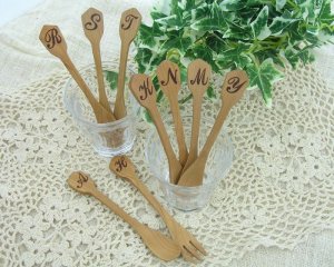 画像2: 【廃盤セール】アルファベットカトラリー【T】 (2)