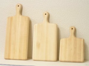 画像2: ロット10【廃盤セール】カッティングボード　丸L　メープル (2)