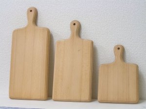 画像2: カッティングボード 丸S ビーチ (2)