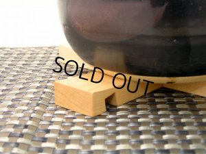 画像2: ポットスタンド　レクタングル（角）　メープル (2)