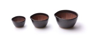 画像1: ◆すり鉢　黒マット (1)