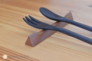 画像2: カトラリーレスト三角 サオ (2)