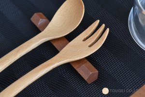 画像2: カトラリーレスト五角 サオ (2)