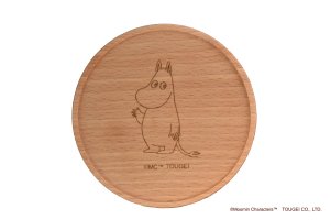 画像2: 木のコースター　2G　ムーミン・リトルミイ・スナフキン・ニョロニョロ・ミムラねえさん・スノークのおじょうさん・スティンキー (2)