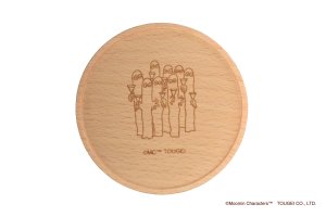 画像5: 木のコースター　2G　ムーミン・リトルミイ・スナフキン・ニョロニョロ・ミムラねえさん・スノークのおじょうさん・スティンキー (5)