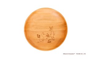 画像1: 【期間限定セール】ラウンドディッシュ　Lサイズ（23cm）3G　ムーミン・リトルミイ・スナフキン (1)