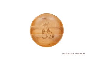 画像2: ラウンドディッシュ　Sサイズ（18cm）3G　ムーミン・リトルミイ・スナフキン (2)