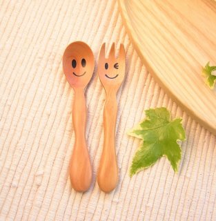 ニコニコ - 木のスプーン・木製食器 (有)籐芸