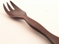画像2: ロット10【廃盤セール】子供フォーク　大　　紫檀