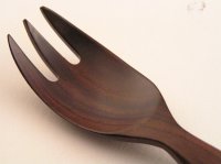 画像3: ロット10【廃盤セール】子供フォーク　大　　紫檀