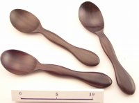 画像2: ロット10【廃盤セール】子供スプーン　大　紫檀