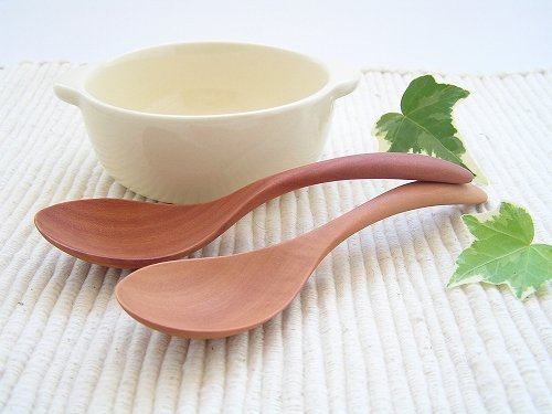 WOOD'N リゾットスプーン - 木のスプーン・木製食器 (有)籐芸