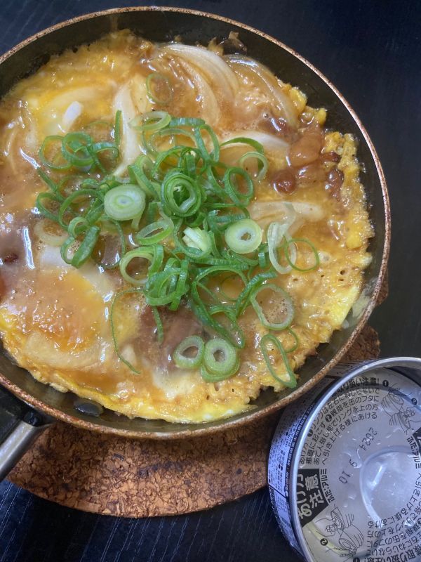 焼き鳥缶で簡単親子丼