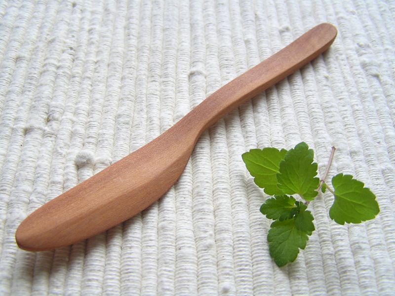 WOOD'N バターナイフ - 木のスプーン・木製食器 (有)籐芸